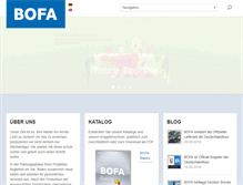 Tablet Screenshot of bofa.de