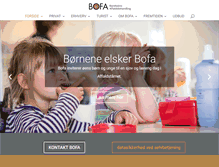 Tablet Screenshot of bofa.dk